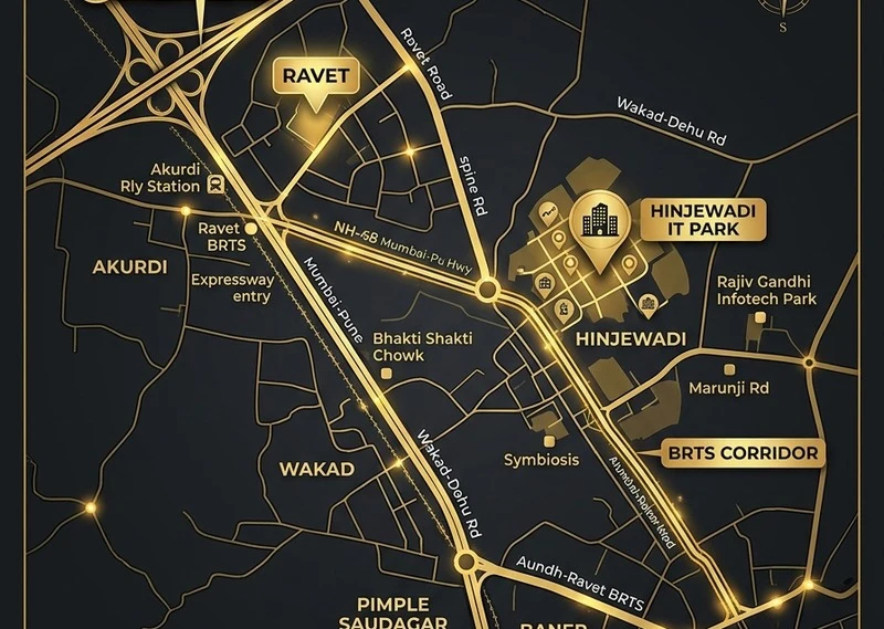 Connectivity and Location Advantages of Shaligram the mile
