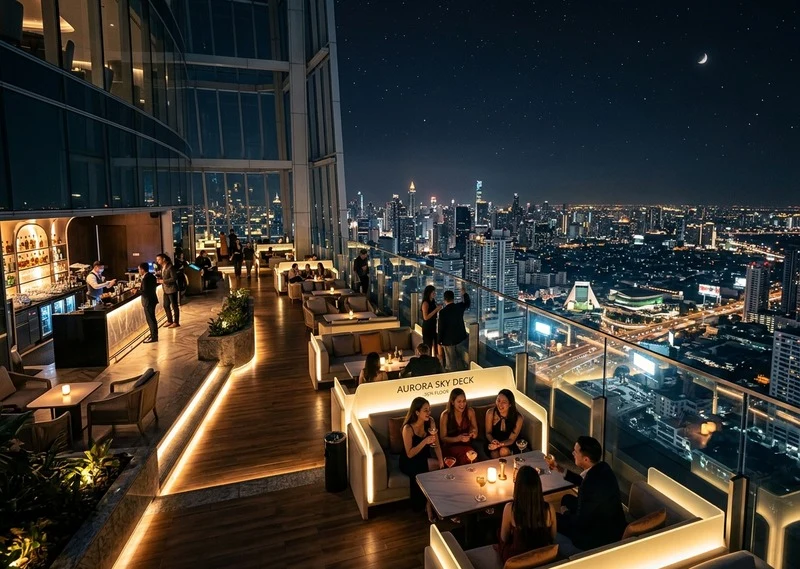 Shaligram the mile ravet Sky Deck Lounge
