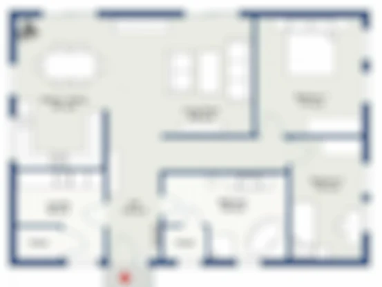 Shaligram the mile 3 BHK Floor Plan Layout